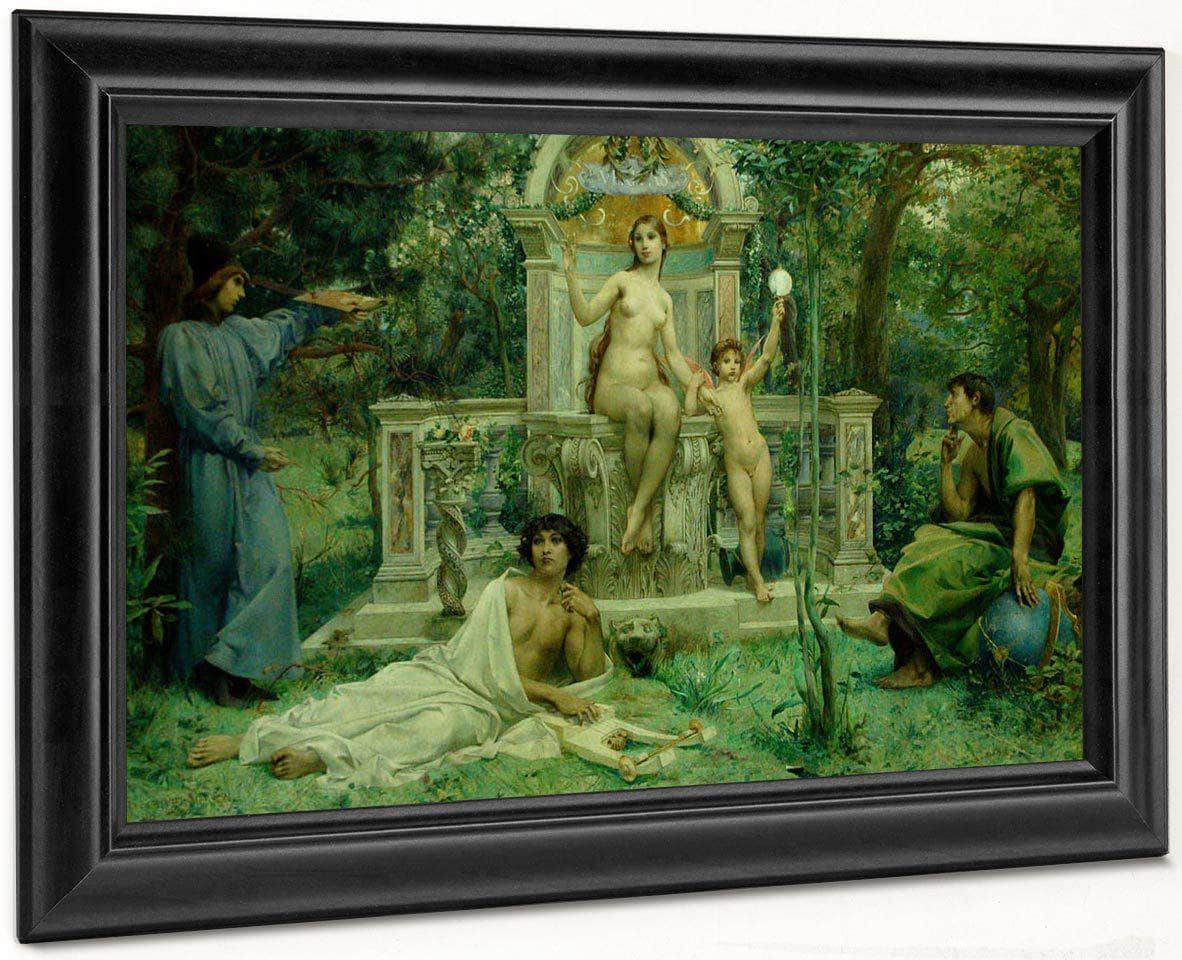 La Verite By Luc Olivier Merson Fine Art Print