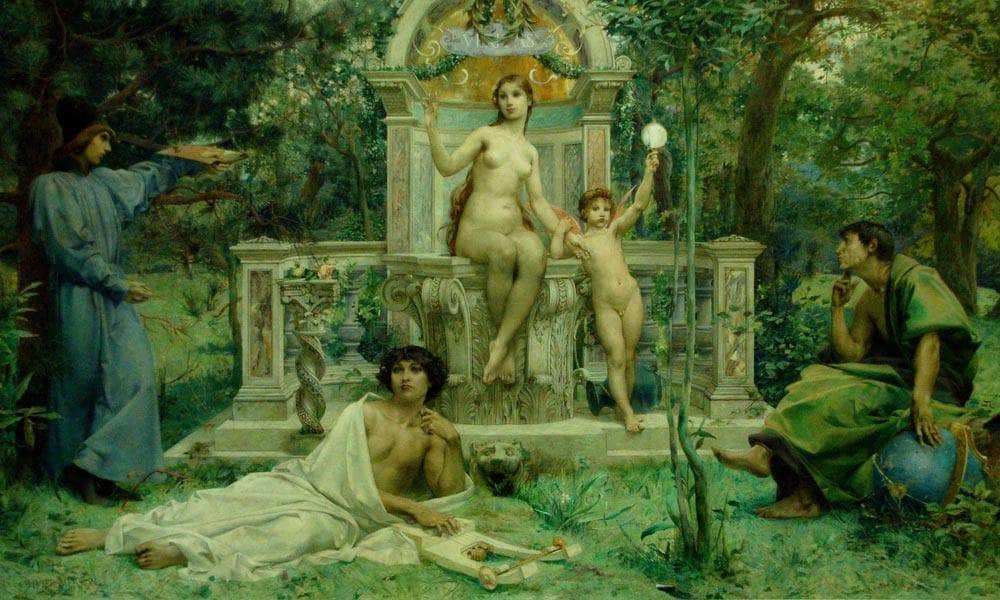 La Verite By Luc Olivier Merson Fine Art Print