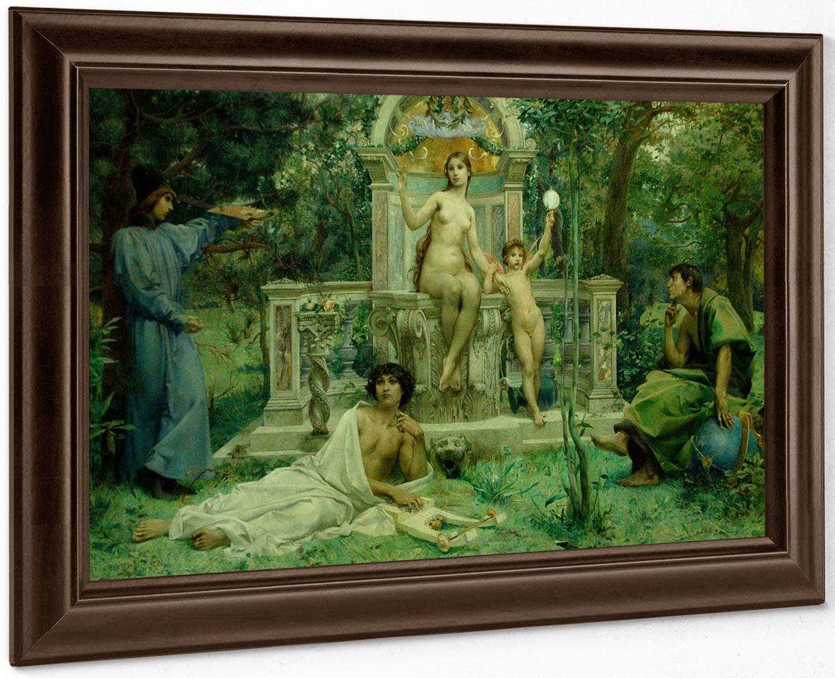 La Verite By Luc Olivier Merson Fine Art Print