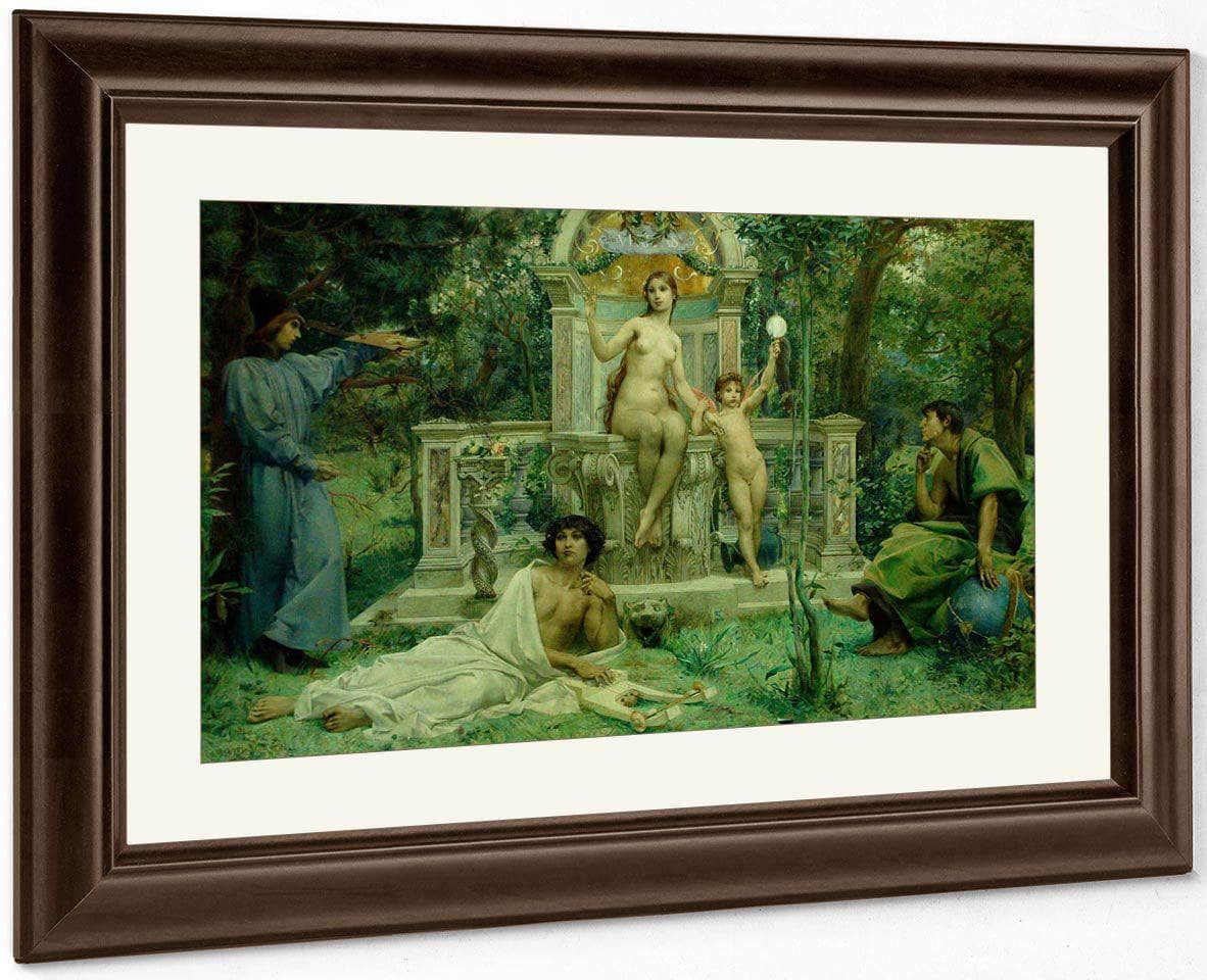 La Verite By Luc Olivier Merson Fine Art Print
