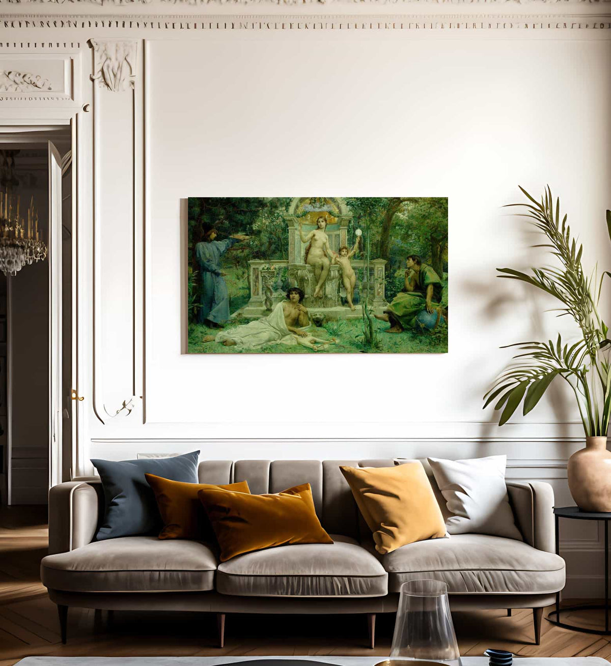 La Verite By Luc Olivier Merson Fine Art Print