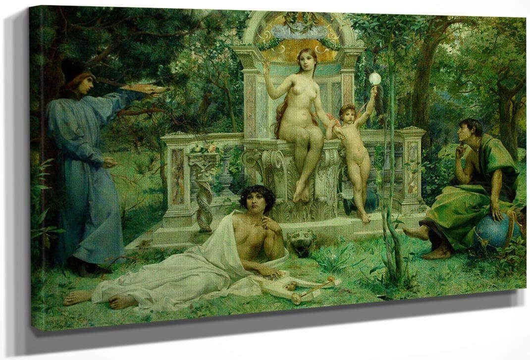 La Verite By Luc Olivier Merson Fine Art Print