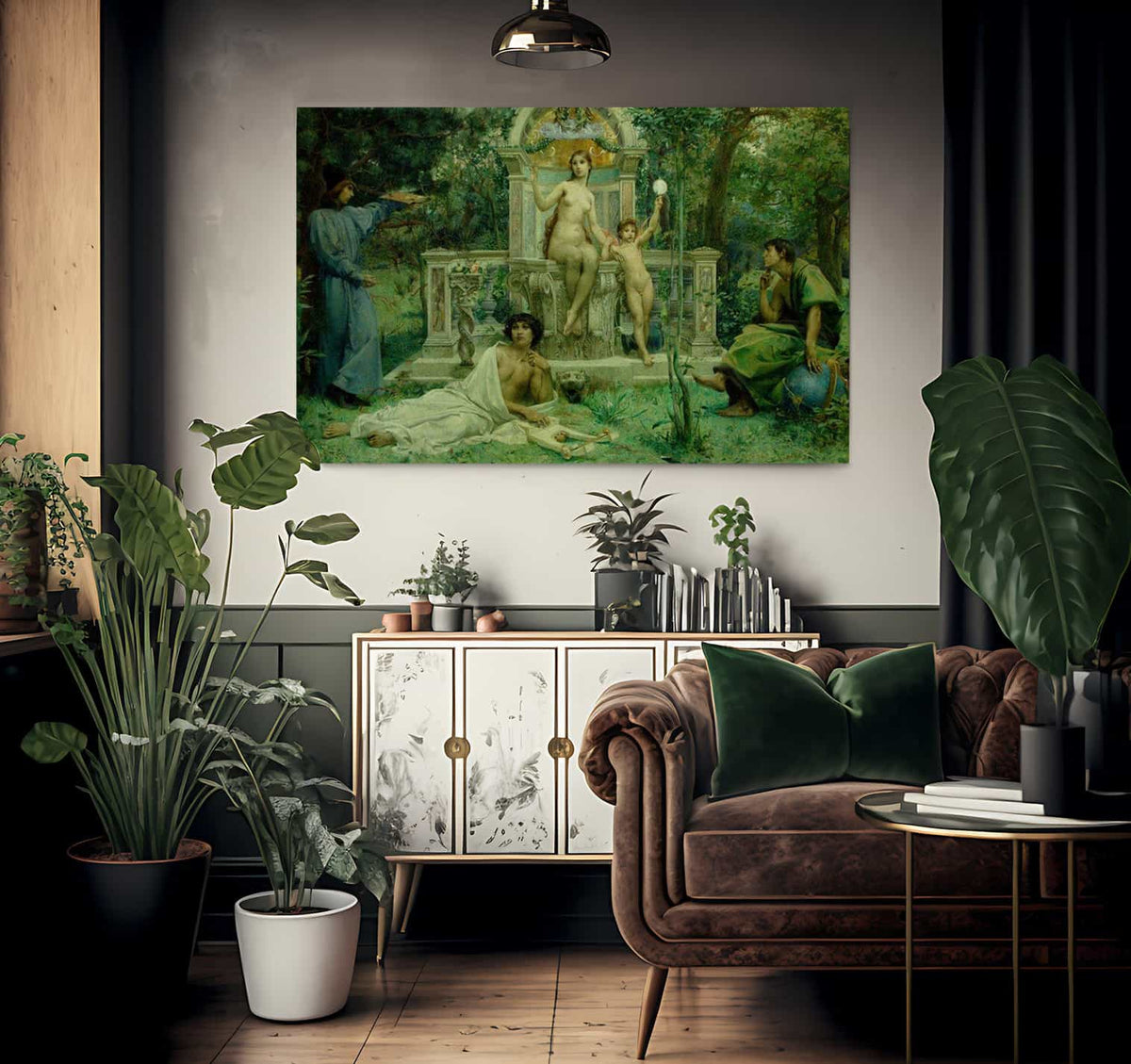 La Verite By Luc Olivier Merson Fine Art Print