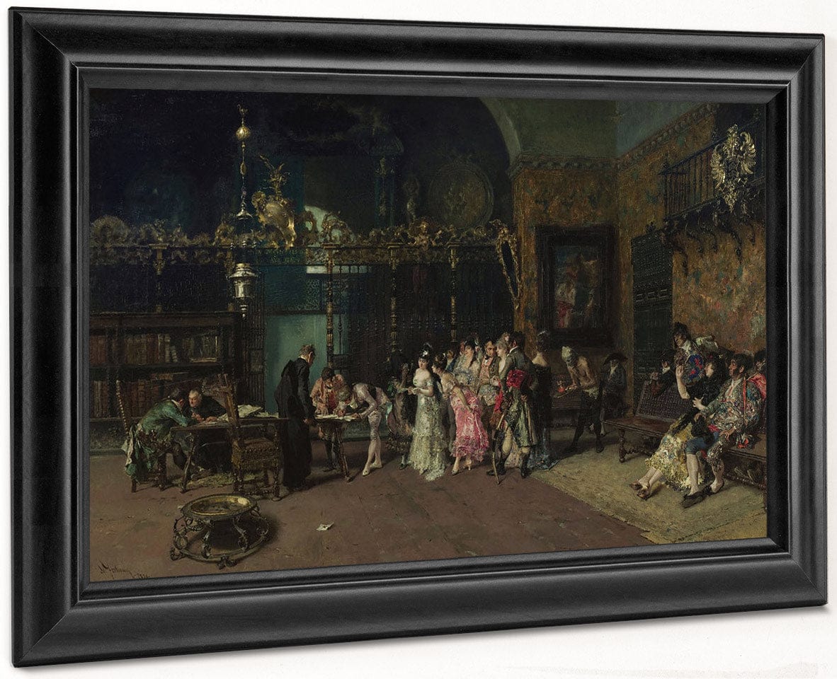 La Vicaria. Paris By Mariano Jose Maria Bernardo Fortuny Y Carbo Fine Art Print