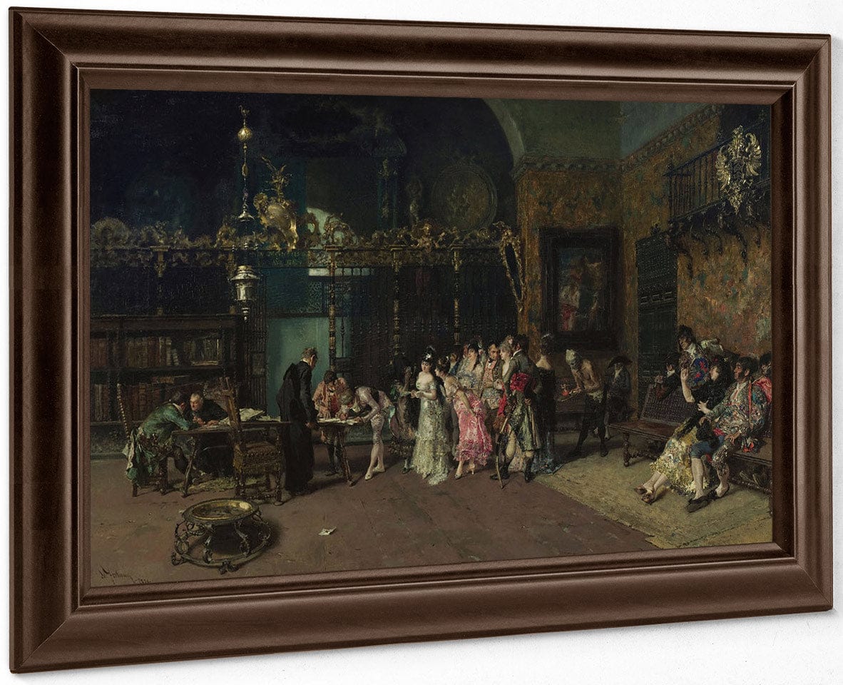 La Vicaria. Paris By Mariano Jose Maria Bernardo Fortuny Y Carbo Fine Art Print