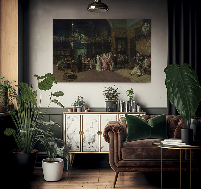 La Vicaria. Paris By Mariano Jose Maria Bernardo Fortuny Y Carbo Fine Art Print