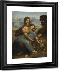 La Vierge L'enfant Jesus Et Sainte Anne By Leonardo Da Vinci Fine Art Print