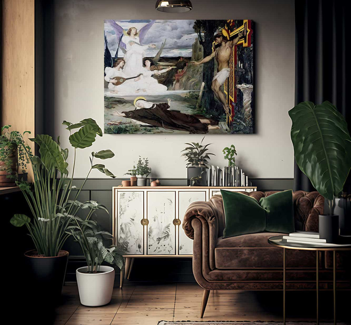 La Vision 1872 By Luc Olivier Merson Fine Art Print