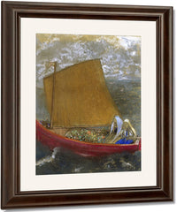 La Voile Jaune (The Yellow Sail) By Odilon Redon Fine Art Print