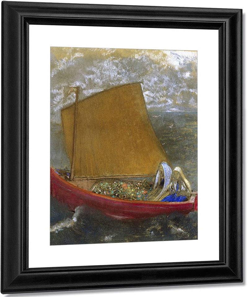 La Voile Jaune (The Yellow Sail) By Odilon Redon Fine Art Print