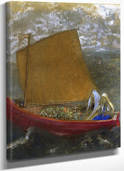 La Voile Jaune (The Yellow Sail) By Odilon Redon Fine Art Print