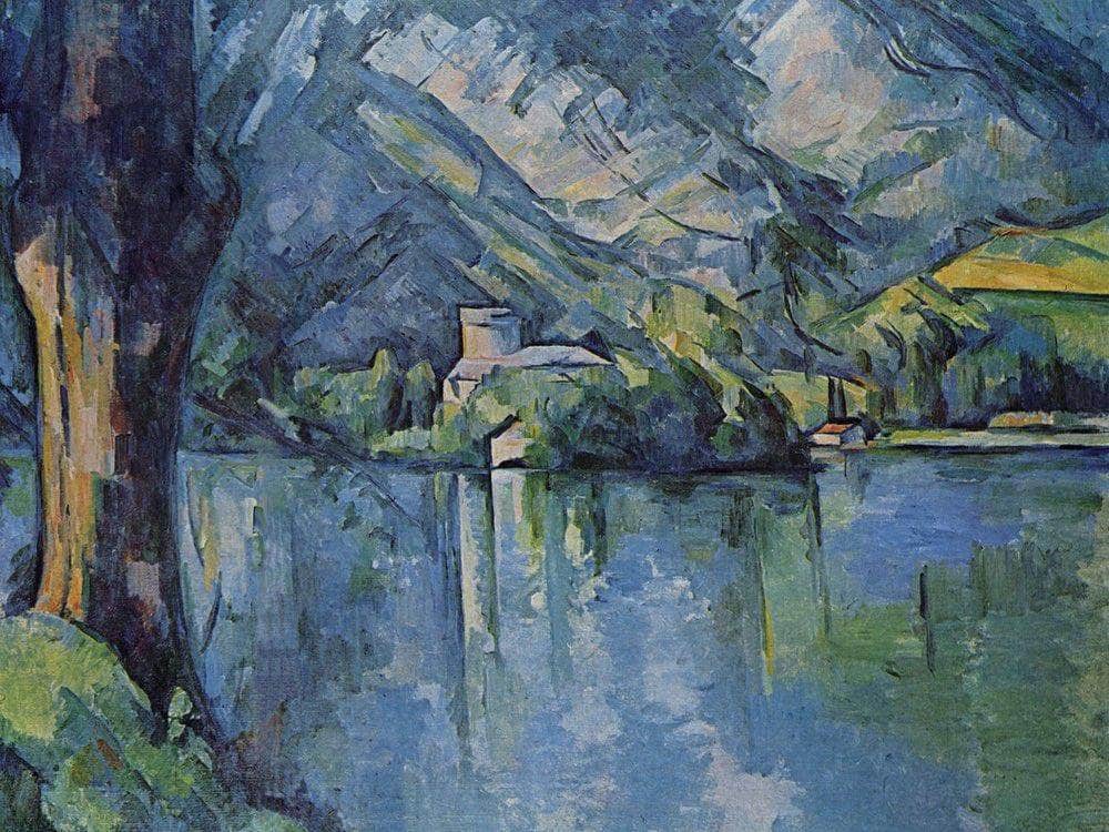 Lac D 2039 Annecy 1896 By Paul Cezanne Fine Art Print