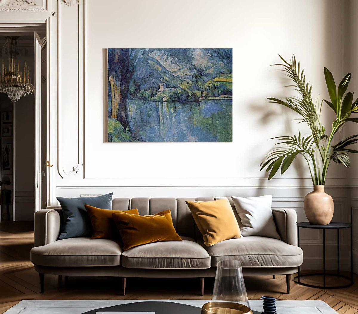 Lac D 2039 Annecy 1896 By Paul Cezanne Fine Art Print