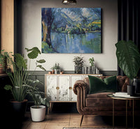 Lac D 2039 Annecy 1896 By Paul Cezanne Fine Art Print