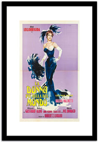 Ladonna Piu Bella Del Mondo  Vintage Poster Fine Art Print