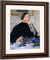 Lady At The Tea Table 2 By Mary Cassatt Fine Art Print