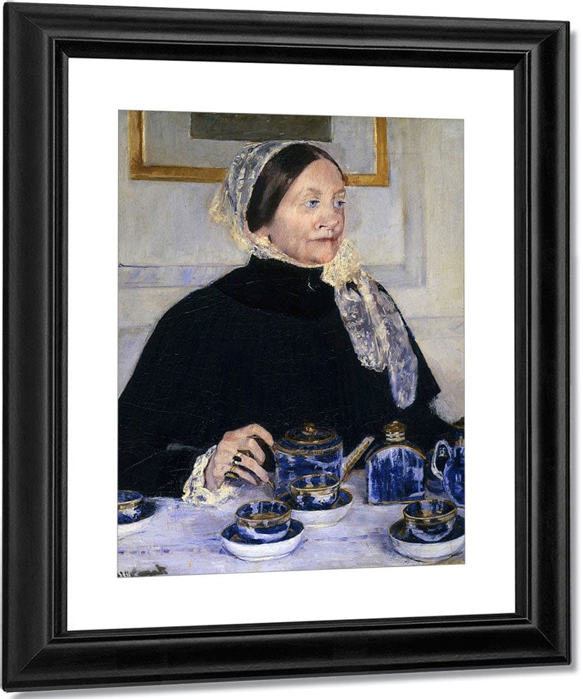 Lady At The Tea Table 2 By Mary Cassatt Fine Art Print