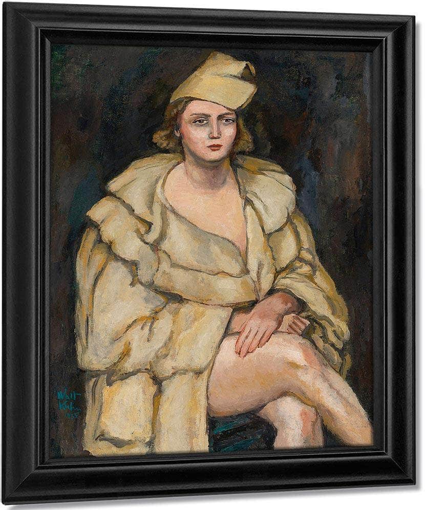 Lady In Robe (The Performer) By Walt Kuhn Fine Art Print