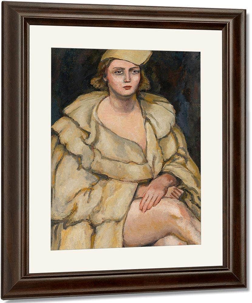 Lady In Robe (The Performer) By Walt Kuhn Fine Art Print