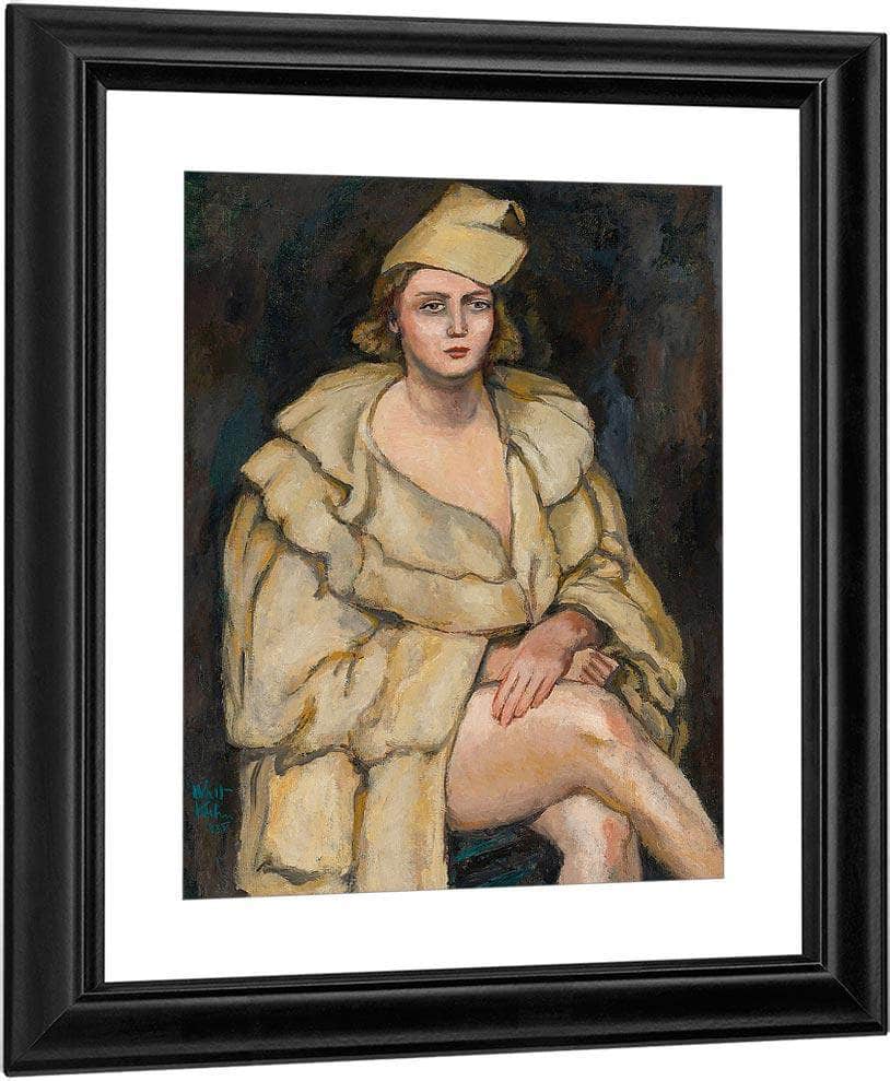 Lady In Robe (The Performer) By Walt Kuhn Fine Art Print
