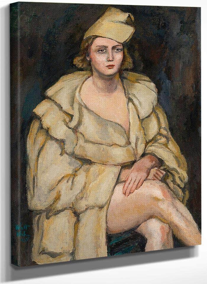 Lady In Robe (The Performer) By Walt Kuhn Fine Art Print
