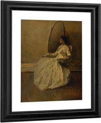 Lady In White (No. 1) By Thomas Wilmer Dewing Fine Art Print