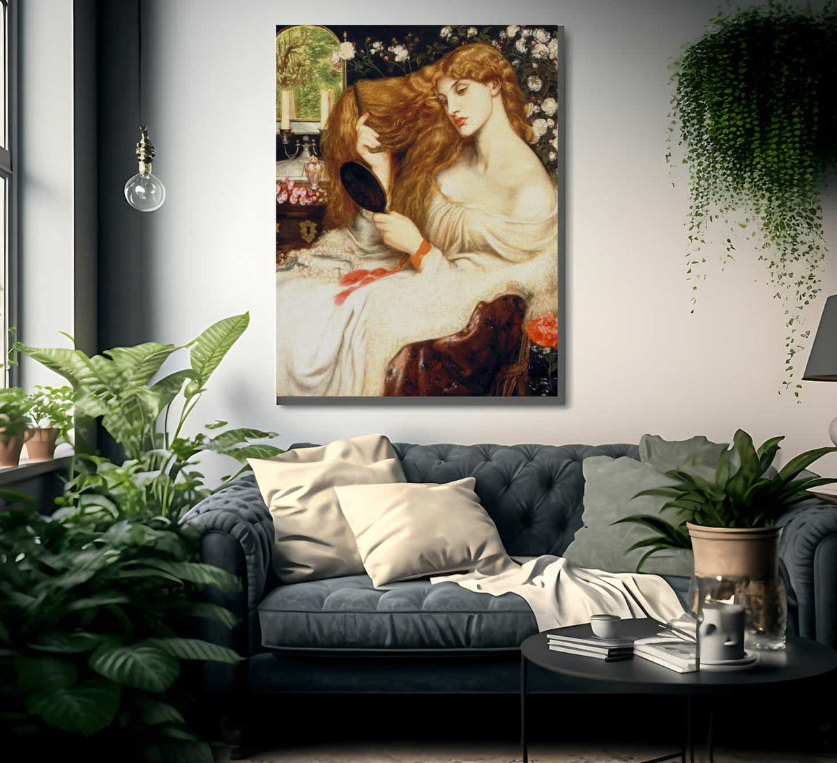 Lady Lilith 1866 1873 Pre Raphaelite 96 5X85 1 Cm Delaware Art Museum By Dante Gabriel Rossetti Fine Art Print