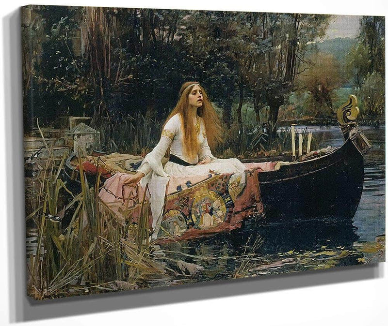 Lady Of Shalott By John William Waterhouse Fine Art Print