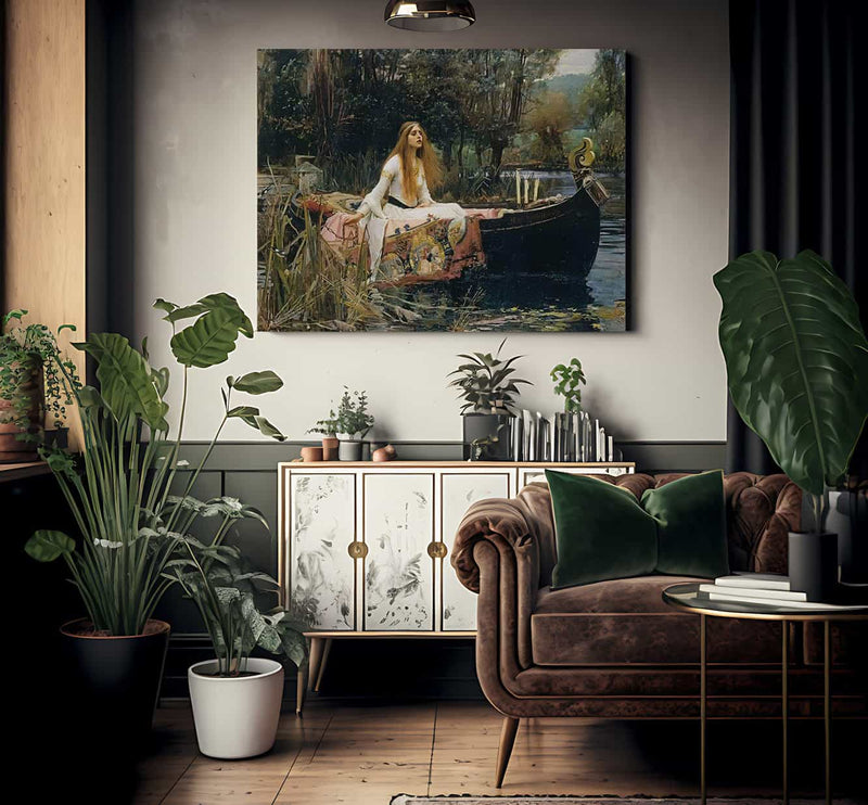 Lady Of Shalott By John William Waterhouse Fine Art Print