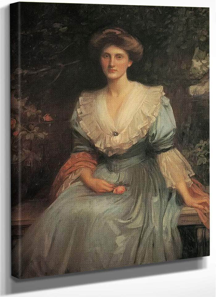 Lady Violet Henderson By John Waterhouse Fine Art Print