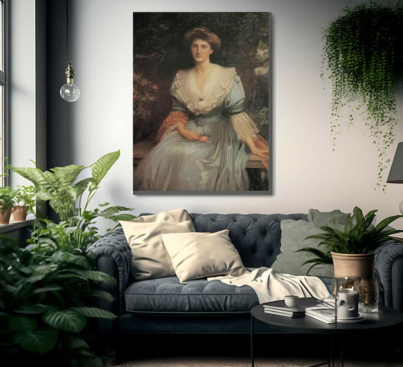 Lady Violet Henderson By John Waterhouse Fine Art Print