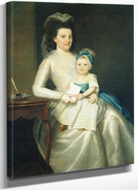 Lady Williams And Child By Ralph Earl Fine Art Print