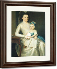 Lady Williams And Child By Ralph Earl Fine Art Print