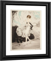 Lady With A Daisy By Louis Icart Fine Art Print