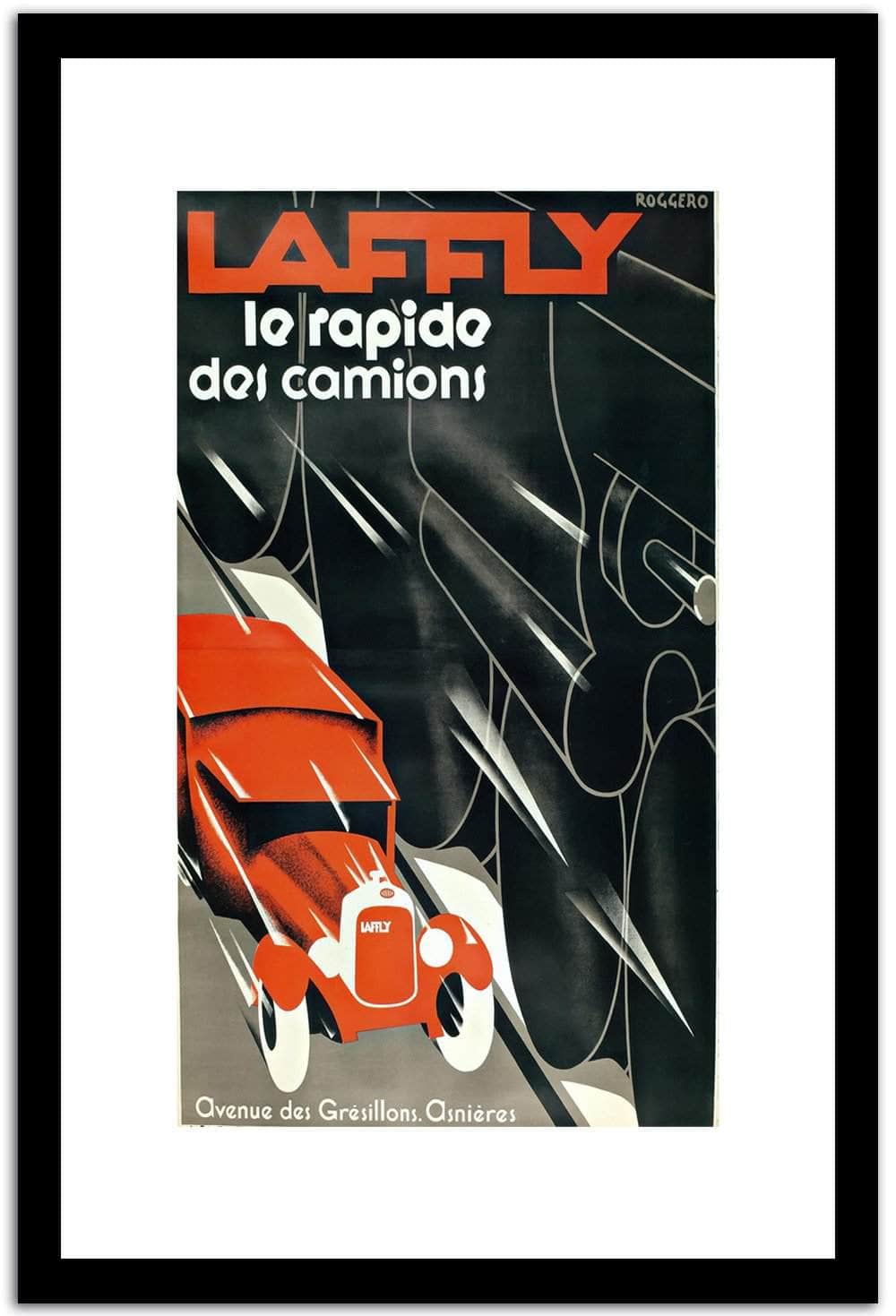 Laf Fly  Vintage Poster Fine Art Print