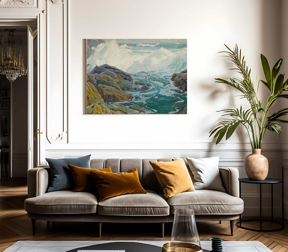 Laguna Breakers By Edgar Payne Fine Art Print