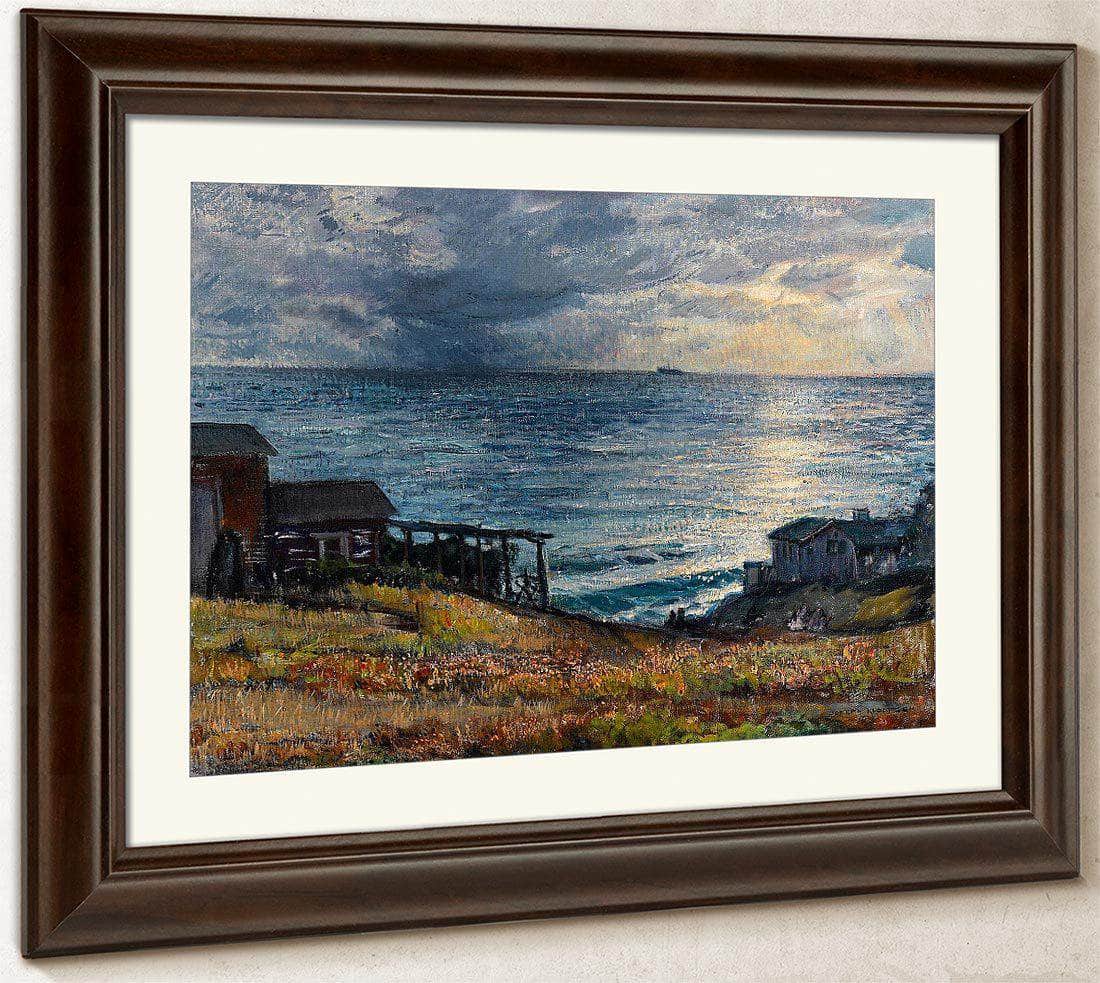 Laguna Coastal Scene By Joseph Kleitsch Fine Art Print