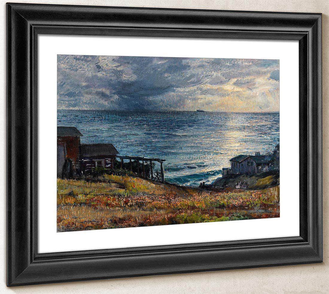 Laguna Coastal Scene By Joseph Kleitsch Fine Art Print