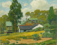 Laguna Cottages By William Wendt Fine Art Print