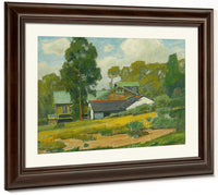 Laguna Cottages By William Wendt Fine Art Print