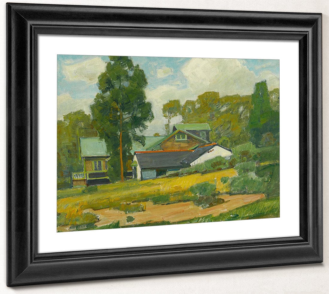Laguna Cottages By William Wendt Fine Art Print