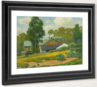 Laguna Cottages By William Wendt Fine Art Print