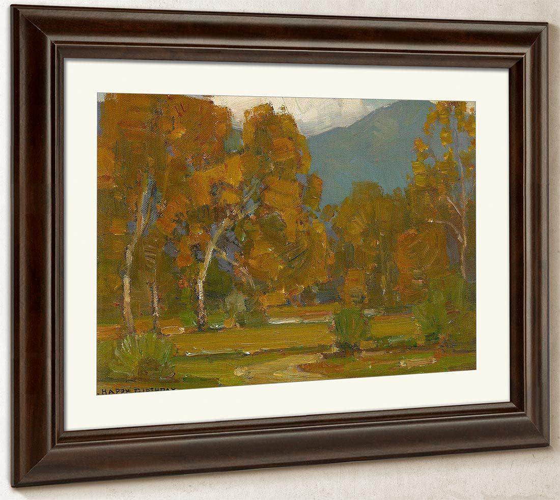 Laguna Landscape By William Wendt Fine Art Print