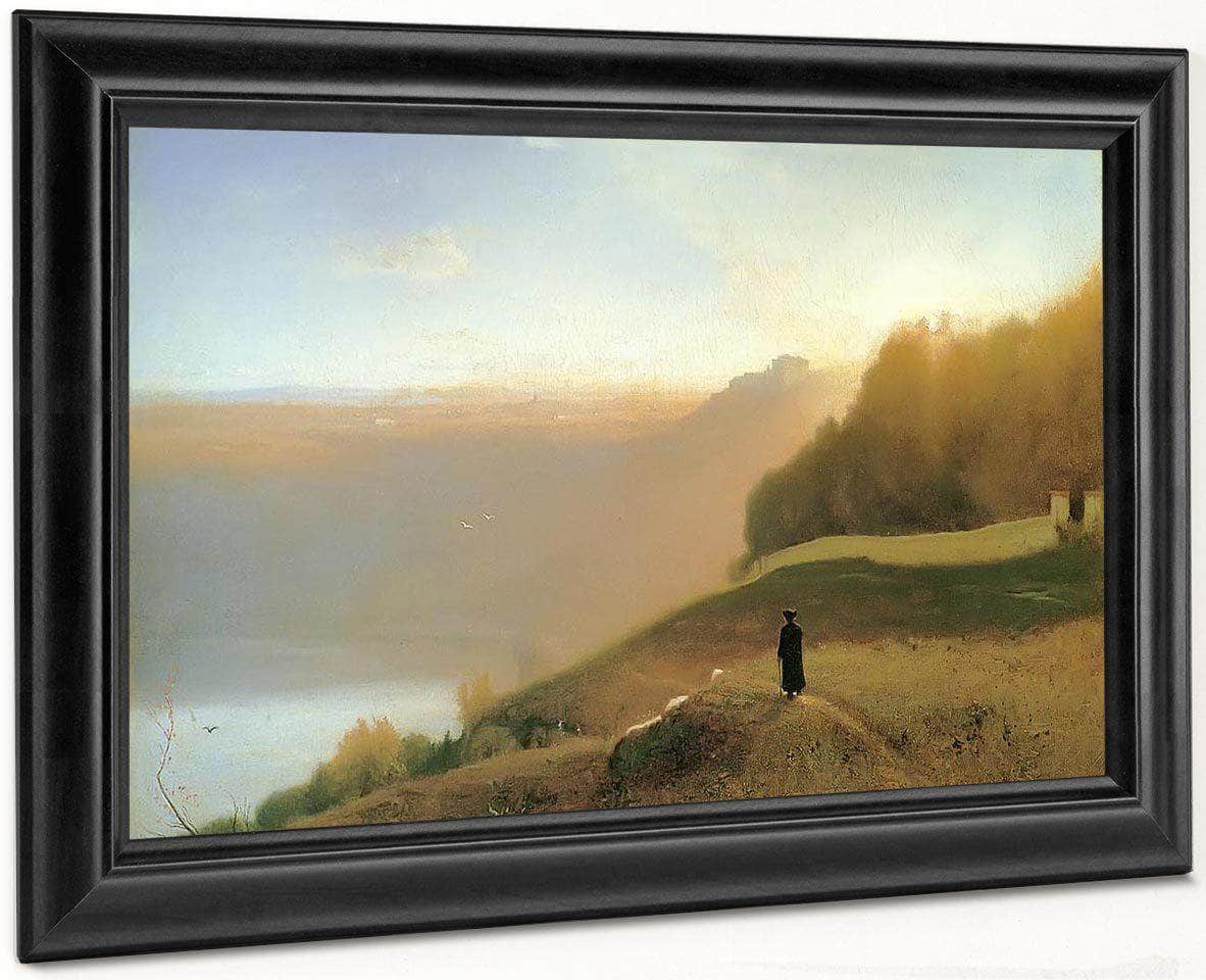 Lake Nemi By George Inness Fine Art Print