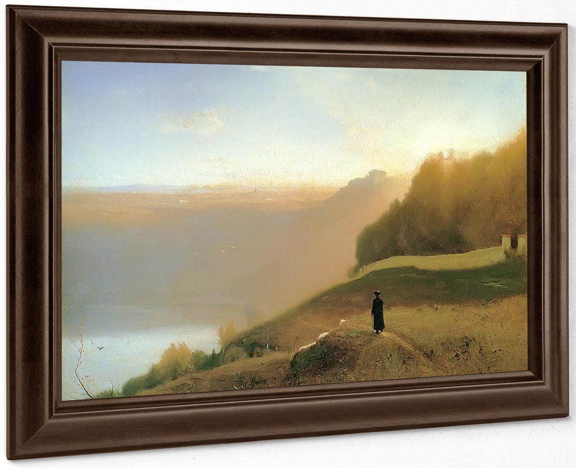 Lake Nemi By George Inness Fine Art Print