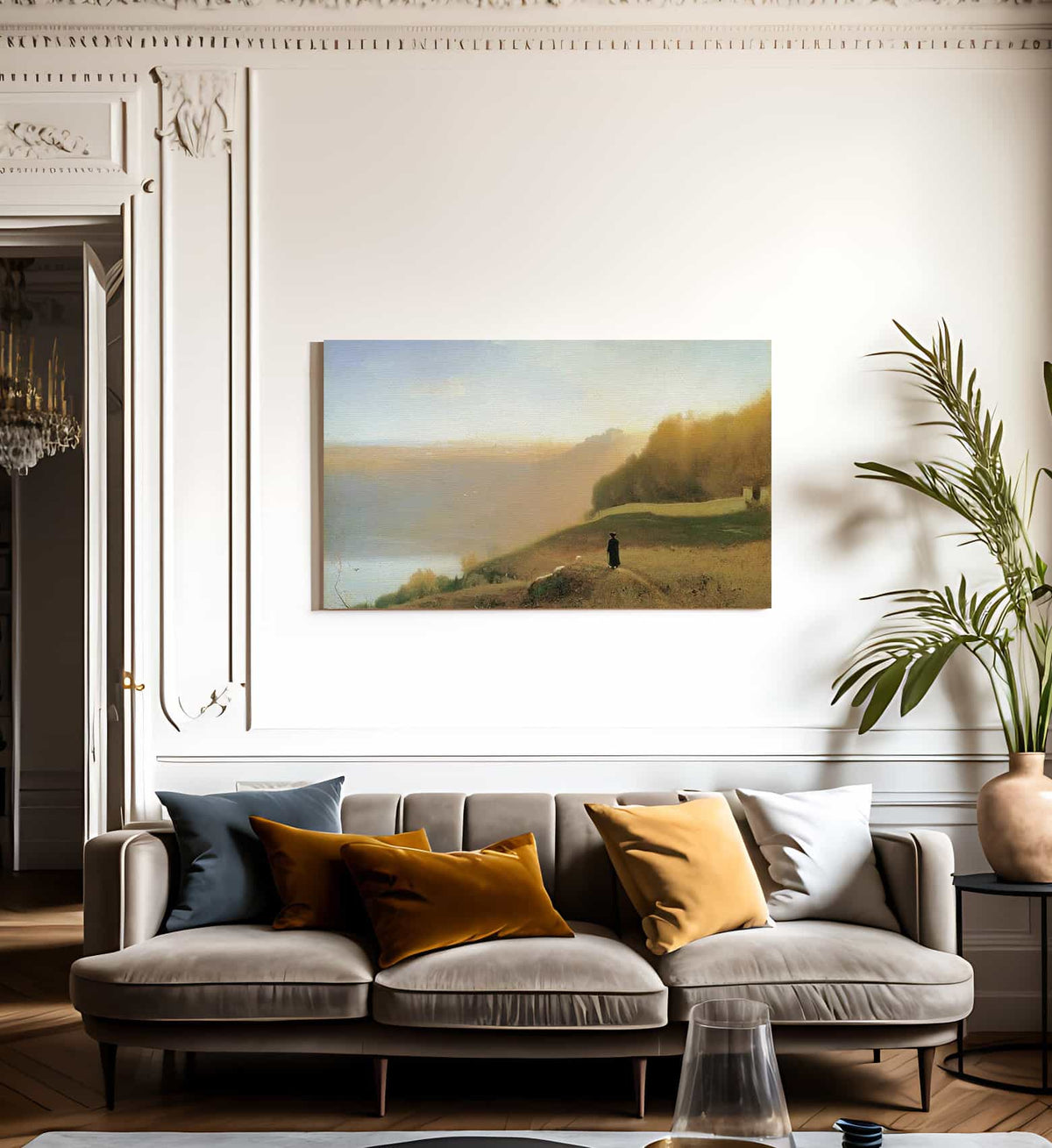 Lake Nemi By George Inness Fine Art Print