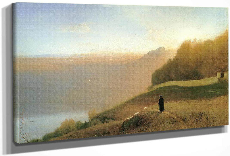 Lake Nemi By George Inness Fine Art Print