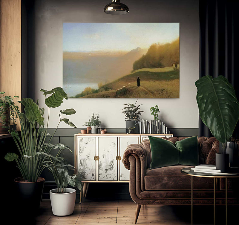 Lake Nemi By George Inness Fine Art Print