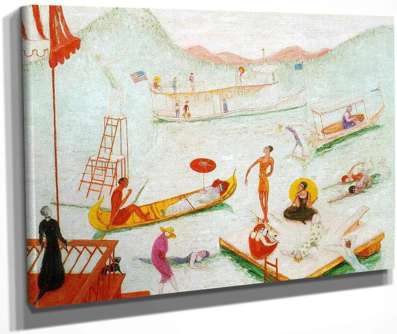Lake Placid By Florine Stettheimer Fine Art Print