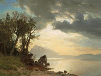Lake Tahoe California By Albert Bierstadt Fine Art Print